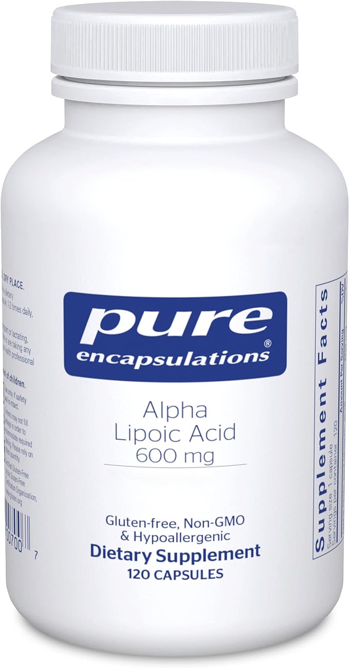 Pure Encapsulations Alpha Lipoic Acid 600 mg