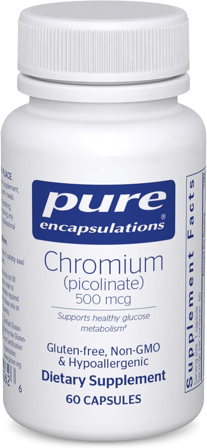 Pure Encapsulations Chromium (Picolinate) 500 mcg